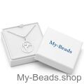 Collana in argento con ciondolo in argento raffigurante la silhouette ritagliata di una ginnasta in spaccata in piedi.
Idea regalo per Natale o compleanno.